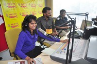 Life Is Beautiful Team at Radio Mirchi